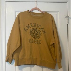 American Eagle oversized tiger sweatshirt